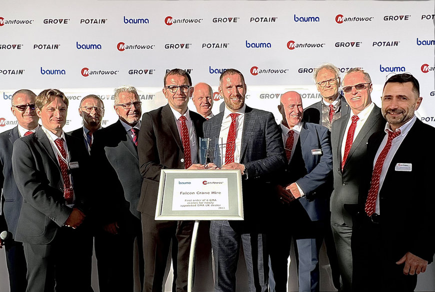 Falcon Tower Crane Services appointed UK dealer for Potain self-erecting cranes at bauma 2022